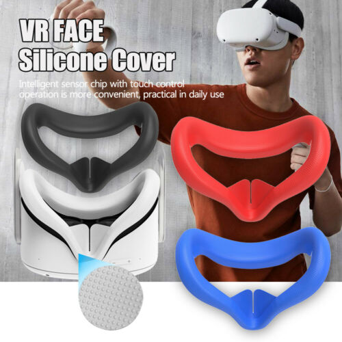 VR Face Silicone Cover Cushion Pad For Oculus Quest 2 High Quality Accessories