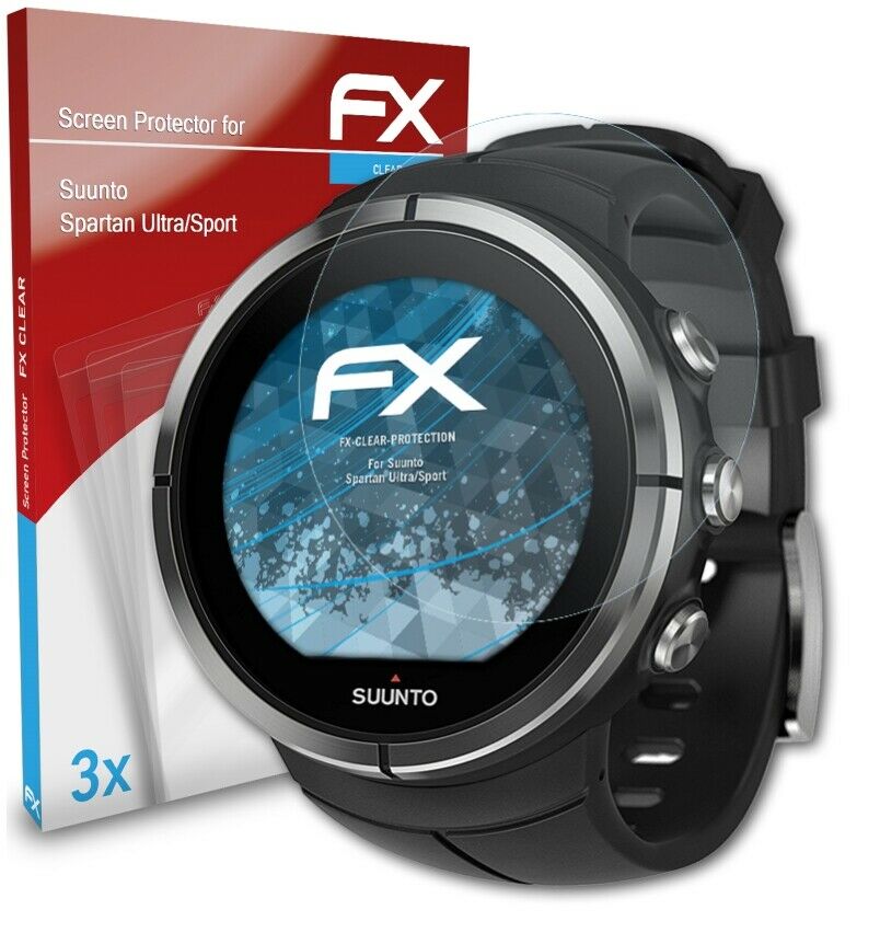 atFoliX 3x Screen Protector for Suunto Spartan Ultra/Sport clear