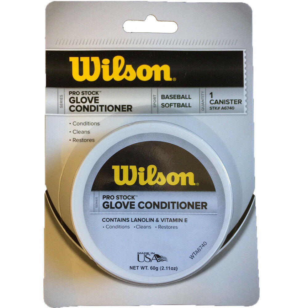 Wilson Pro Stock Baseball & Softball Glove Conditioner Oil Rub Glove Break-in