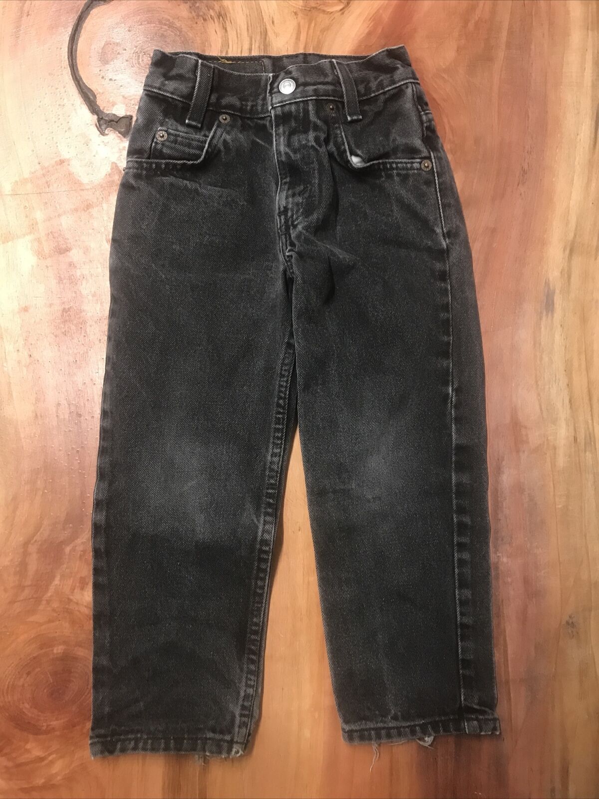 Vintage Levis 550 Kids Black Regular 5 Made In Usa  Jeans Denim Relaxed Fit Ee10