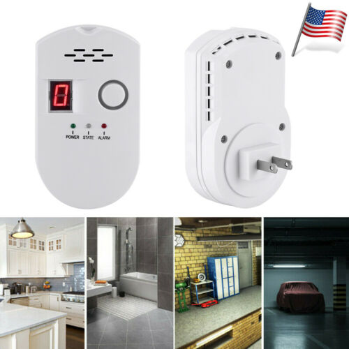 Digital Gas Leak Detector Propane Butane Methane Natural Gas Safe Alarm Sensor