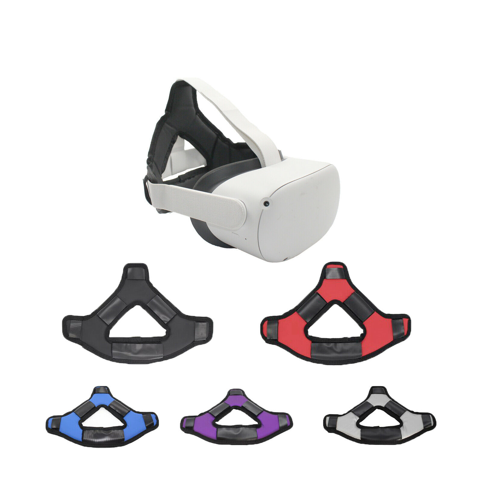 Head Cushion Soft Strap Pad Foam Headband Fixing Accessories for Oculus Quest 2