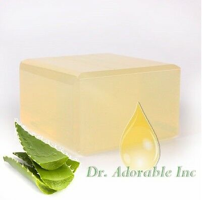 Aloe Vera Clear Glycerin Melt & Soap Base FREE SHIPPING