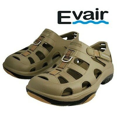 Shimano Evair Marine / Fishing Shoes Sandals Mens Sizes 8 Thru 13 Khaki Color
