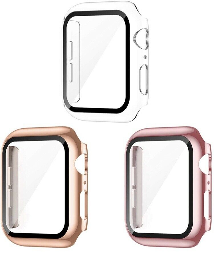 3 Pack Apple Watch Case with Screen Protector for Apple Watch 40mm Series 6/5/4